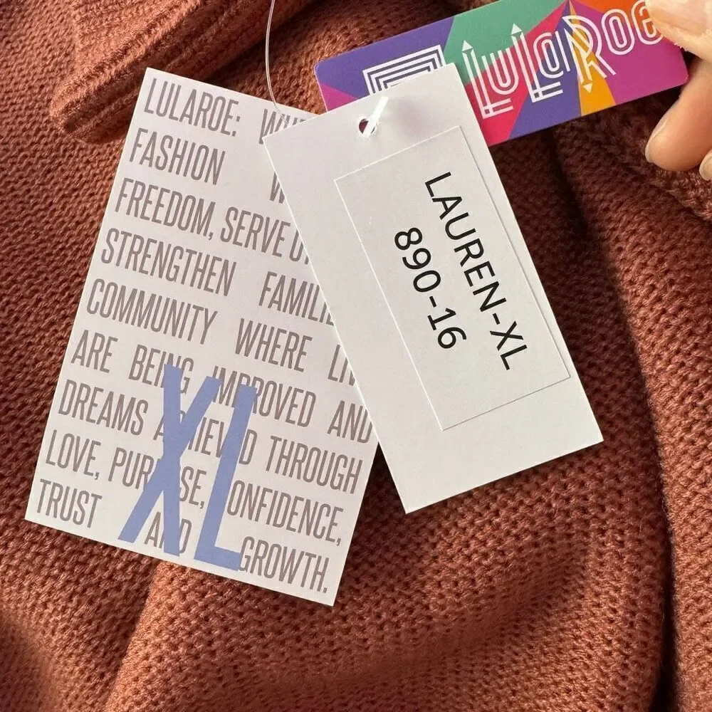 Lularoe Lauren Sweater Dress - Size XL